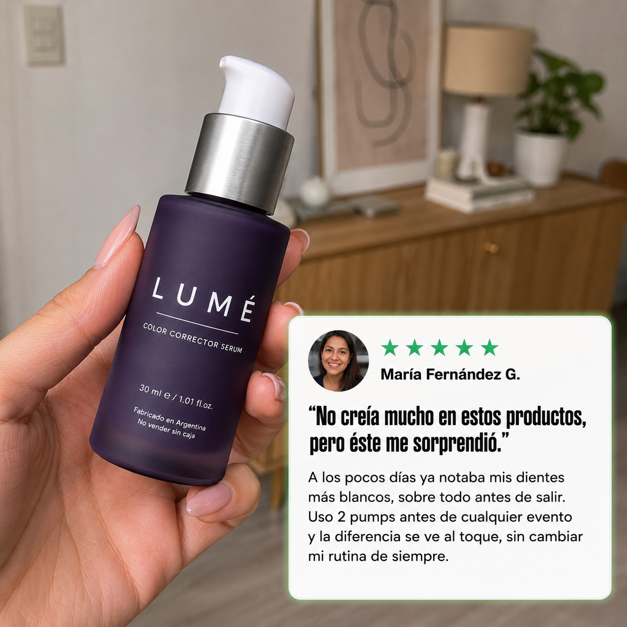 Lumé - Matizador dental, Volve blanca tu sonrisa